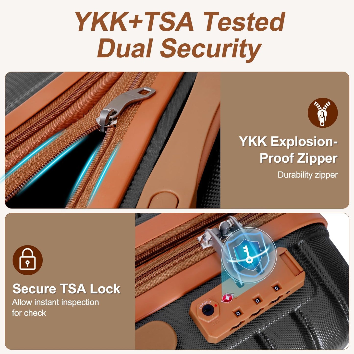 28-Inch Hardside Checked Luggage with Dual Spinners