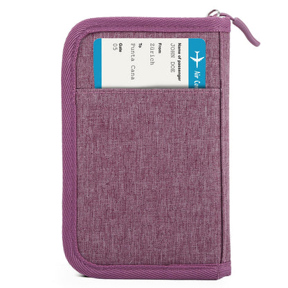 Family RFID Passport Wallet and Travel Organizer