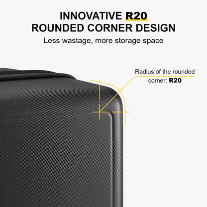 Hardside Spinner Luggage with Luminous Shell Design