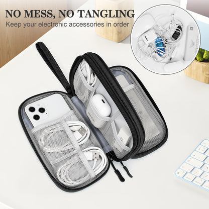 Travel Tech Organizer Pouch for Cables and Accessories