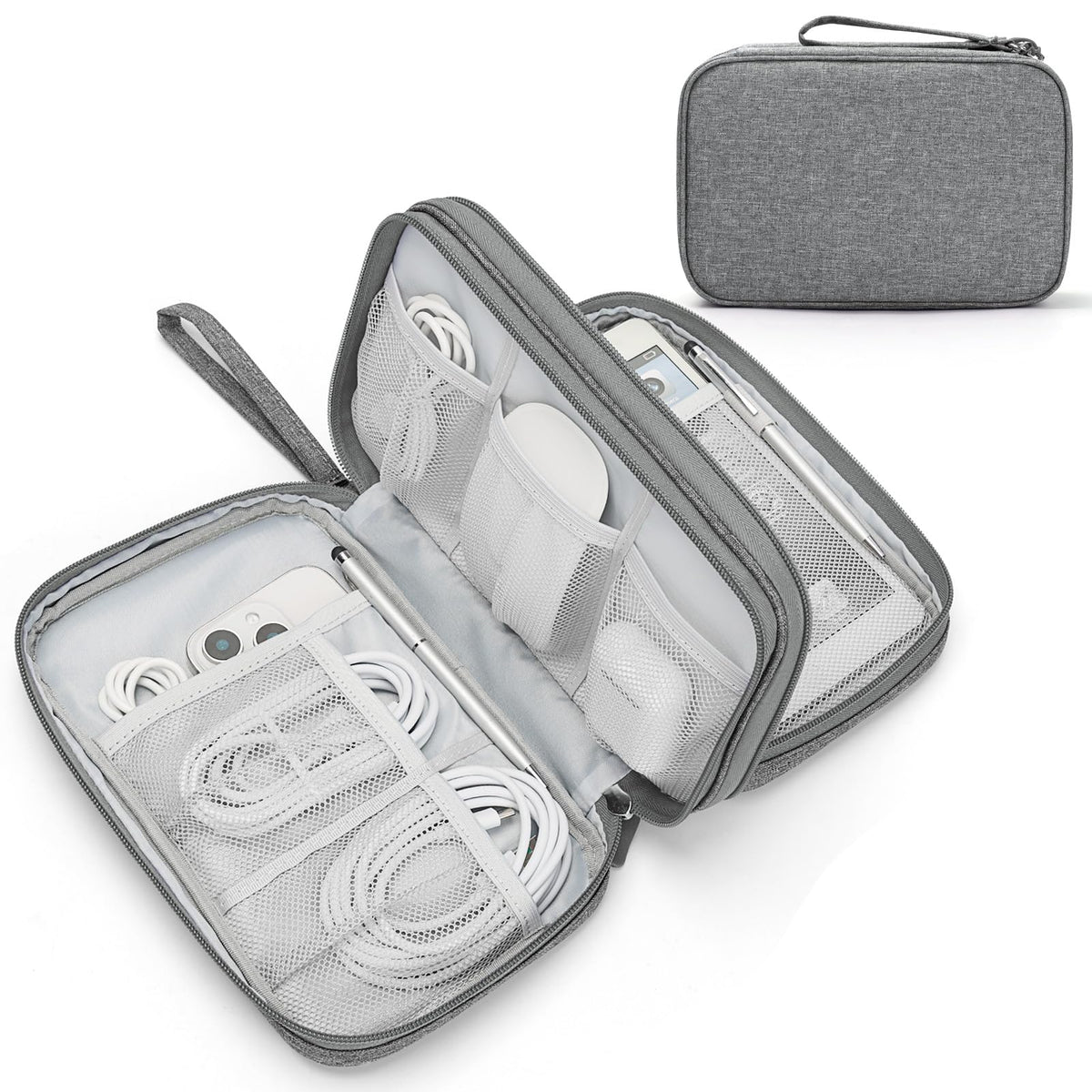 Travel Tech Organizer Pouch for Cables and Accessories
