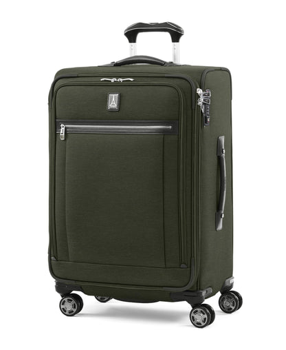 Softside Checked Luggage with 8-Wheel Spinner
