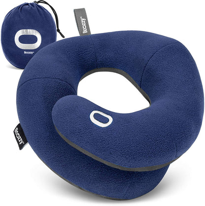 Travel Neck Pillow with Supportive Wrap Design