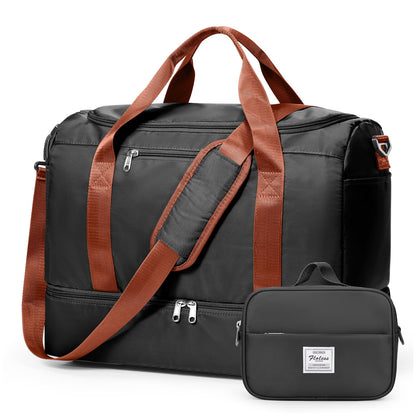Large Weekender Bag with Shoe Compartment