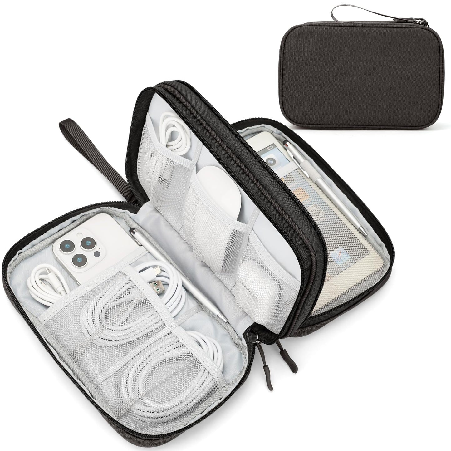Travel Tech Organizer Pouch for Cables and Accessories