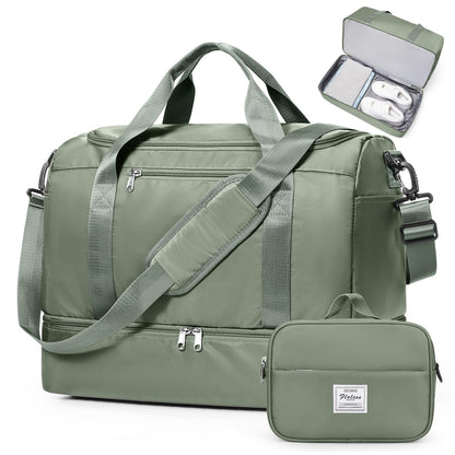 Large Weekender Bag with Shoe Compartment
