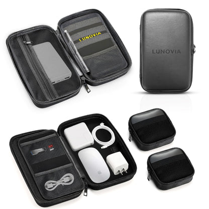 Hardshell Tech Organizer with Removable Pouches