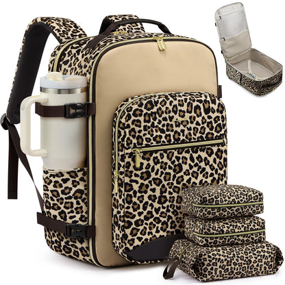 Carry-On Travel Backpack with Personal Item Design