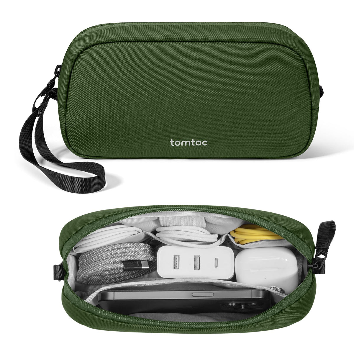 Water-Resistant Tech Organizer for Travel Essentials