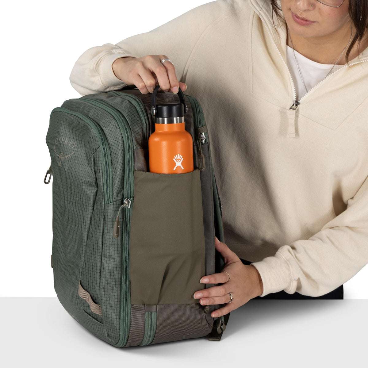 Expandable Travel Backpack with Laptop Sleeve