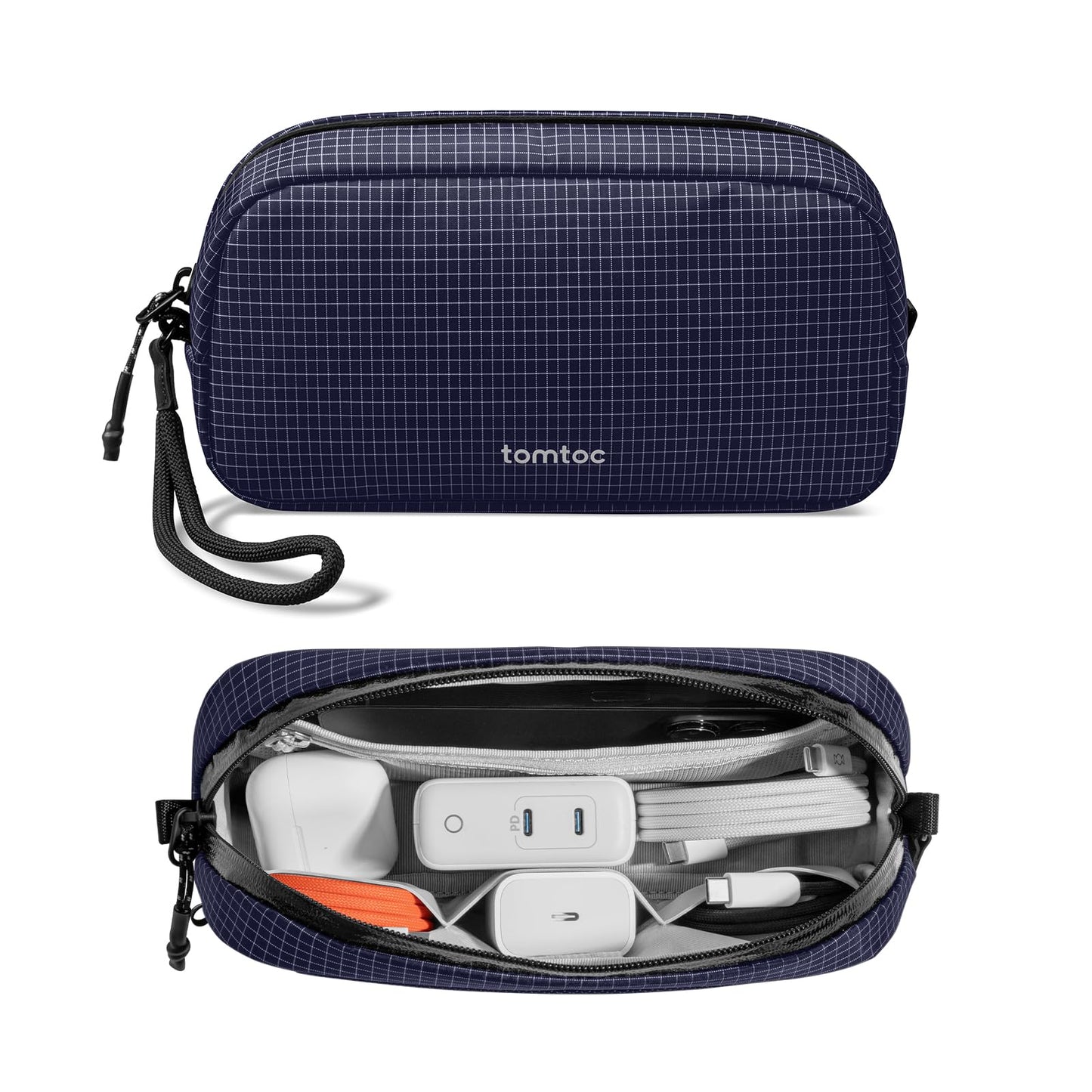 Water-Resistant Tech Organizer for Travel Essentials