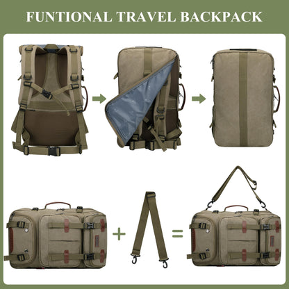 45L Carry-On Travel Backpack with Spacious Design