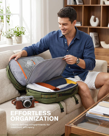 40–50L Travel Backpack with Laptop Compartment