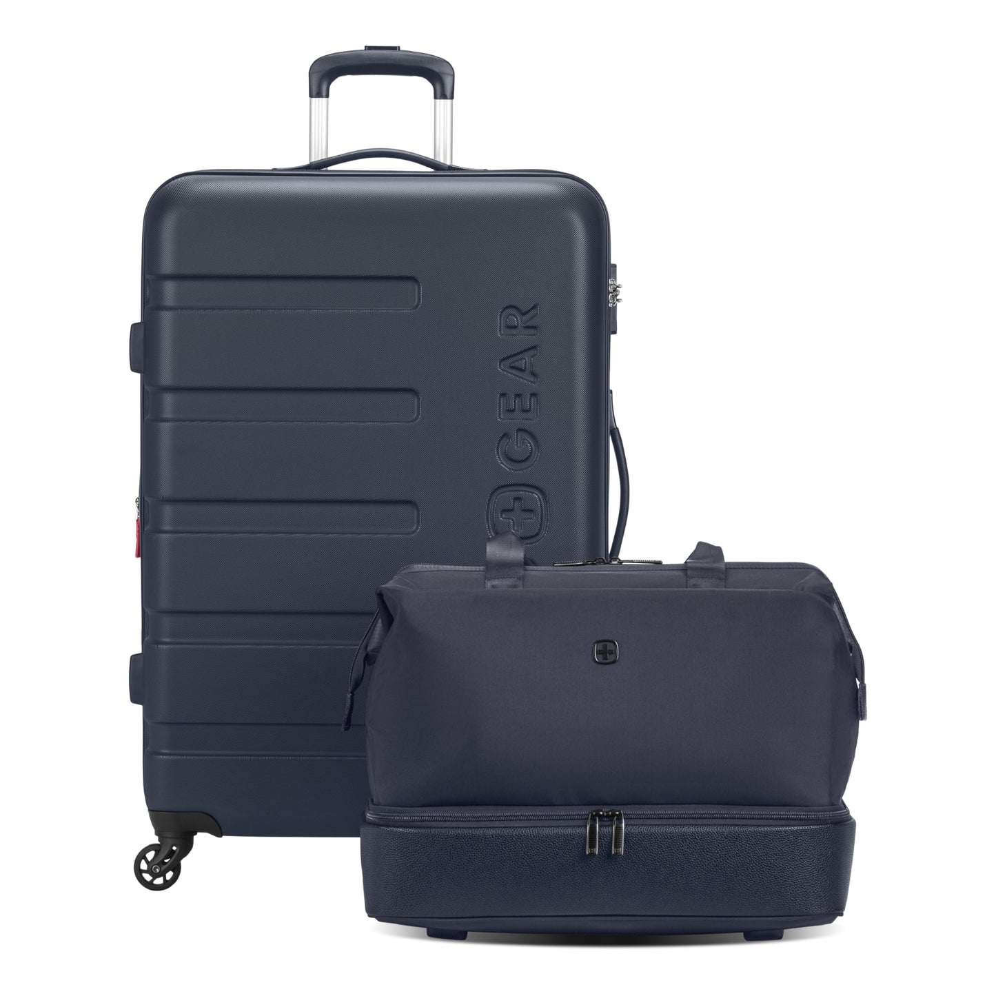 Hardside Carry-On Luggage with Built-In Cupholder