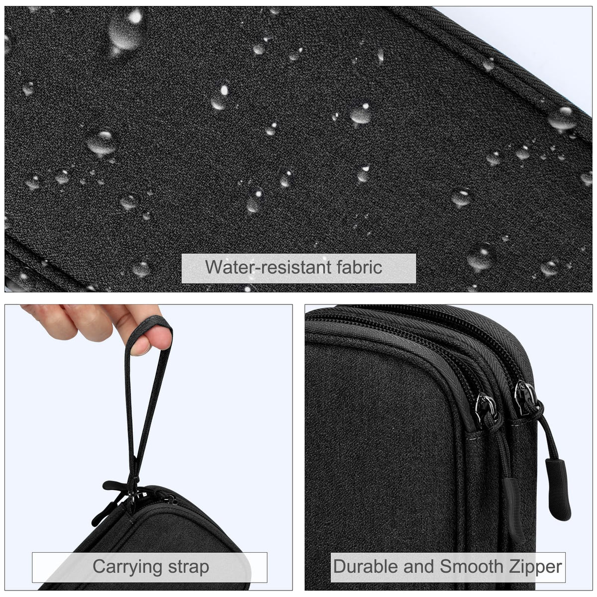 Travel Tech Organizer Pouch for Cables and Accessories