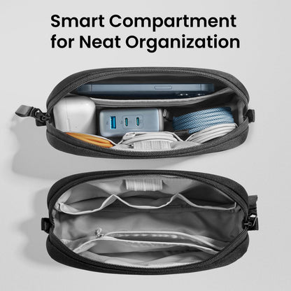 Water-Resistant Tech Organizer for Travel Essentials