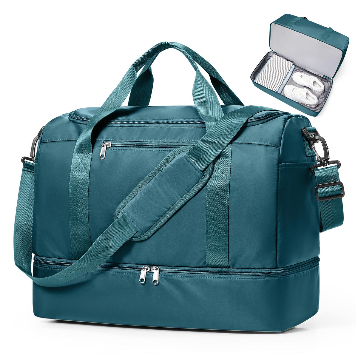 Large Weekender Bag with Shoe Compartment