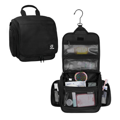 Hanging Toiletry Bag with 10-Compartment Organizer