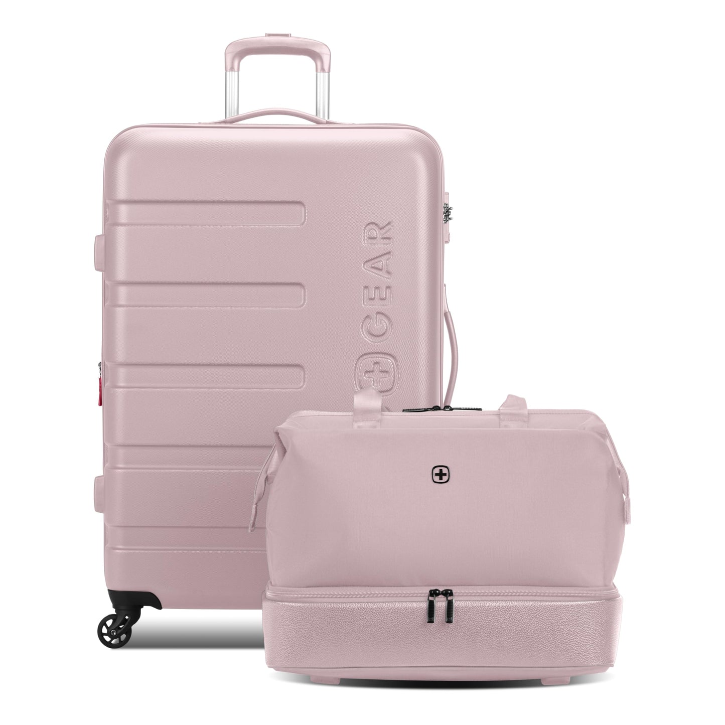 Hardside Carry-On Luggage with Built-In Cupholder