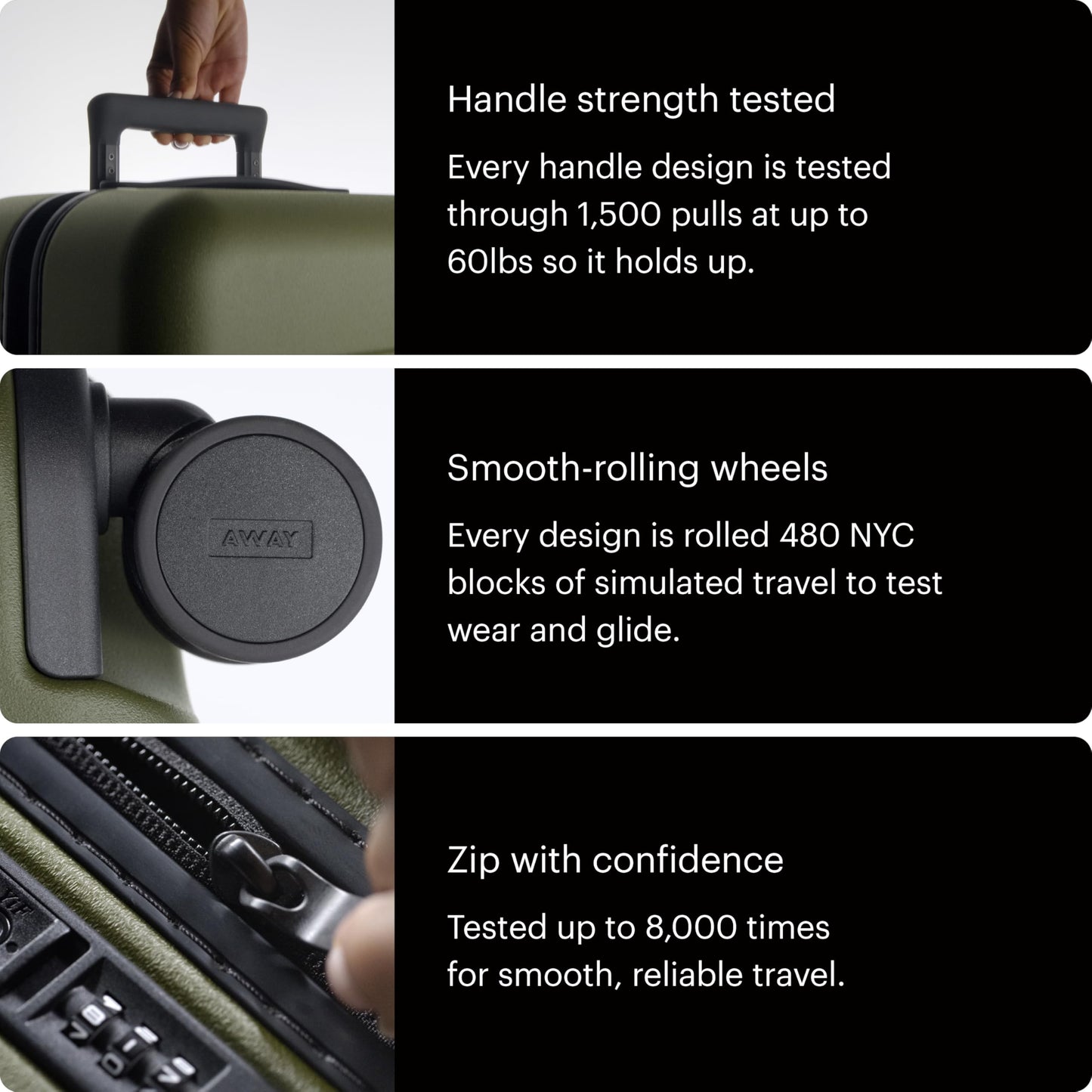 Lightweight Checked Luggage with Spinner Wheels