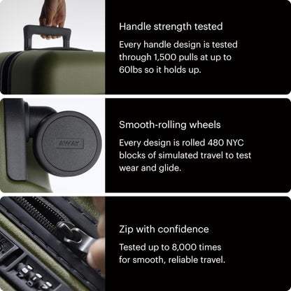 Lightweight Checked Luggage with Spinner Wheels