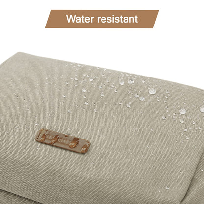 Men's Canvas Toiletry Bag with Water-Resistant Design
