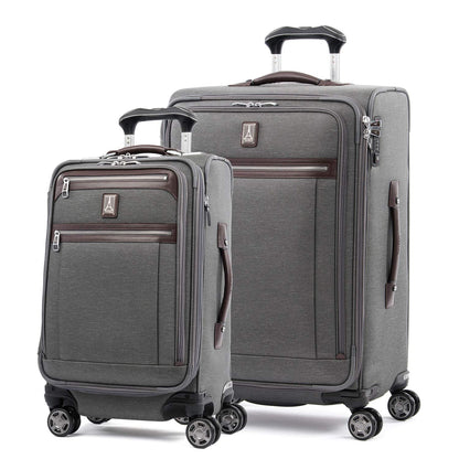 Softside Checked Luggage with 8-Wheel Spinner