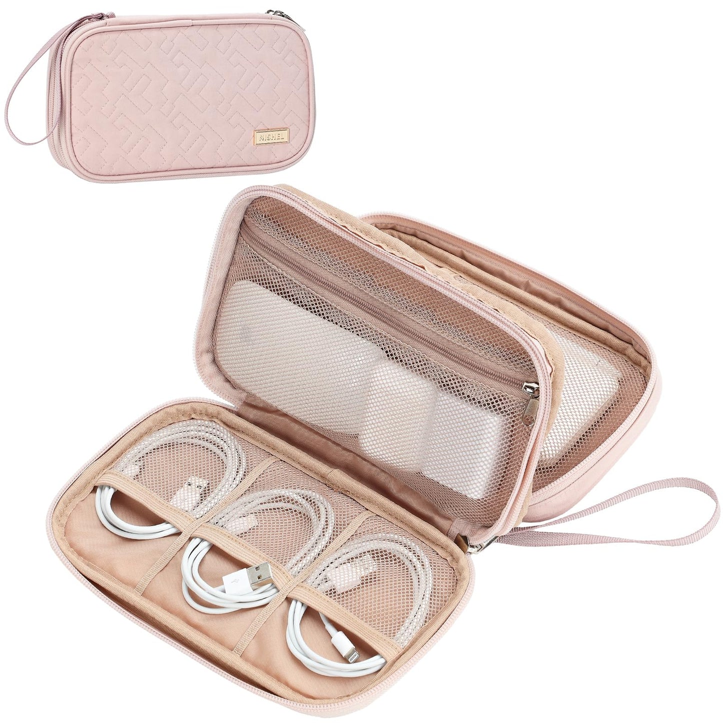 Travel Cord Organizer Case for Cables and Chargers
