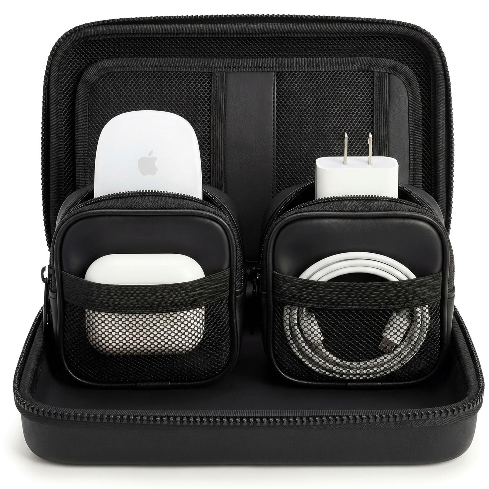 Hardshell Tech Organizer with Removable Pouches