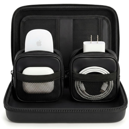 Hardshell Tech Organizer with Removable Pouches