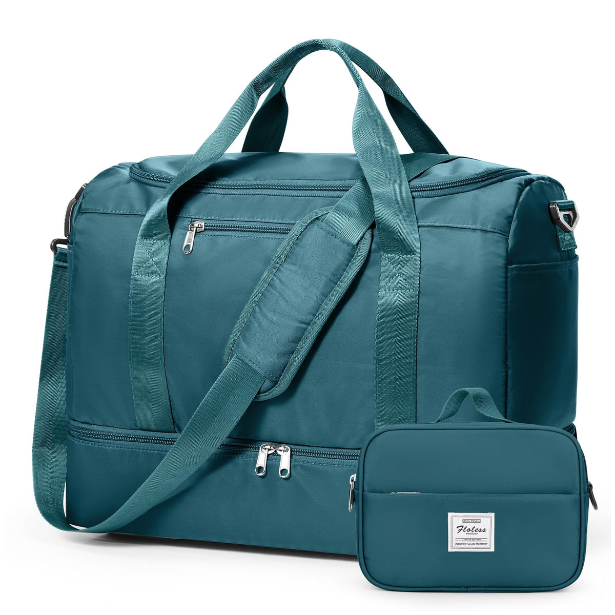 Large Weekender Bag with Shoe Compartment