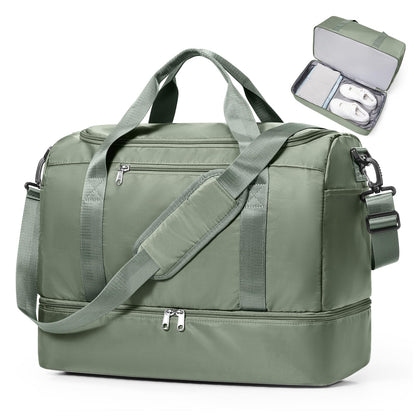 Large Weekender Bag with Shoe Compartment