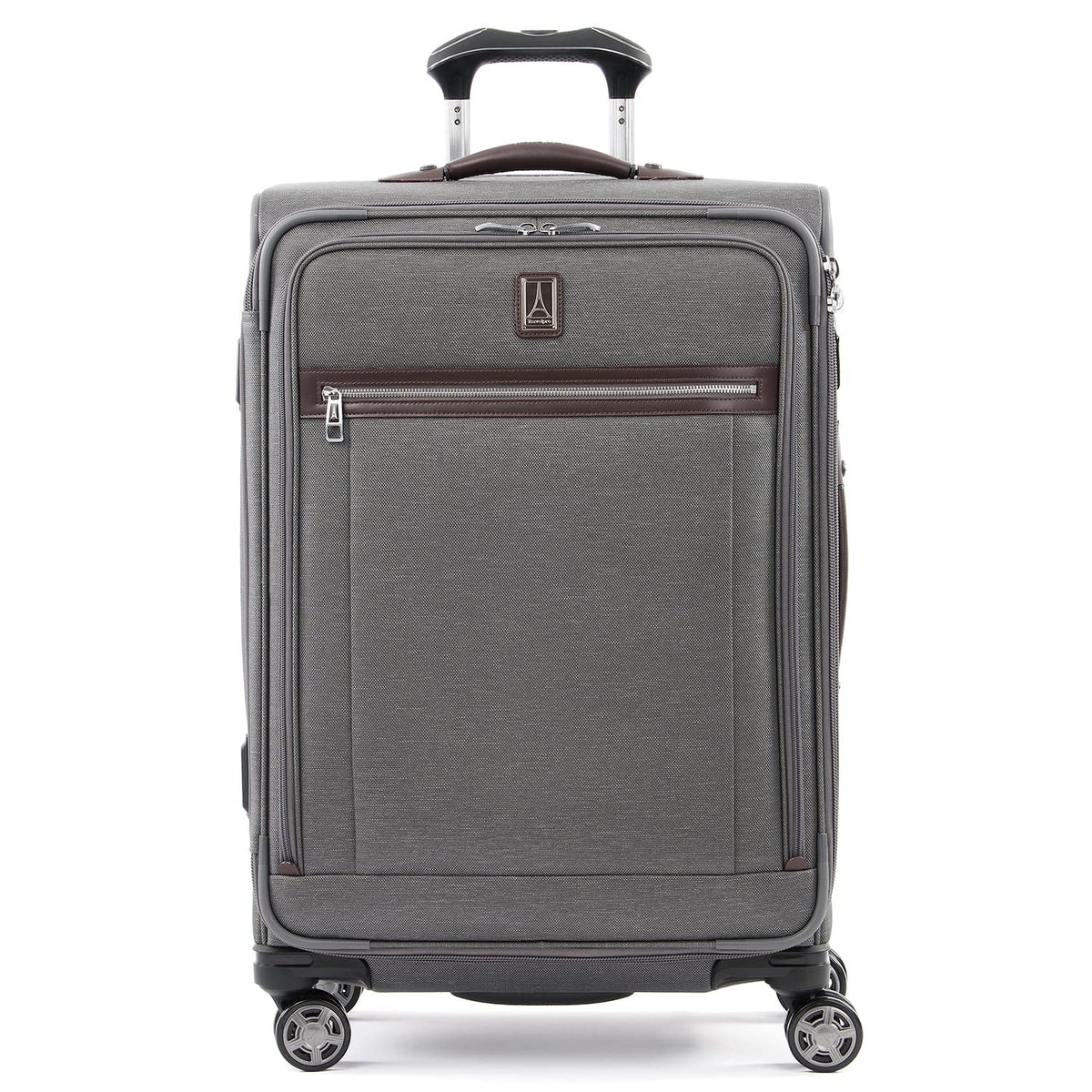 Softside Checked Luggage with 8-Wheel Spinner