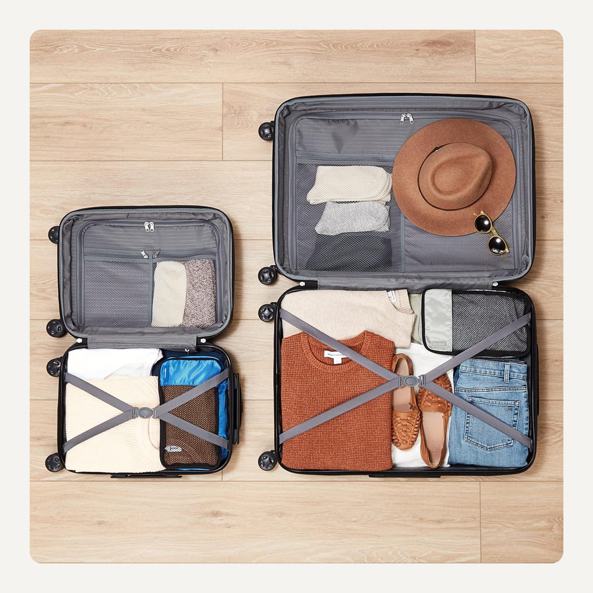 30-Inch Hardside Spinner Expandable Suitcase