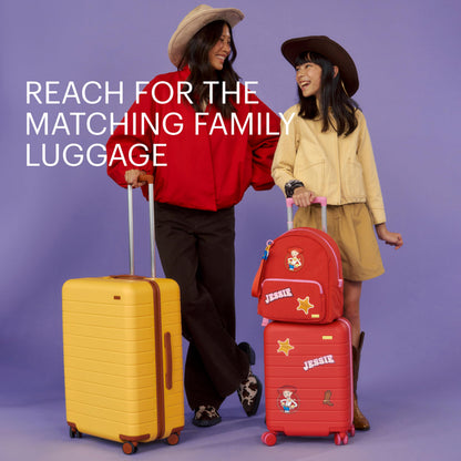 Carry-On Luggage with Smooth Spinner Wheels