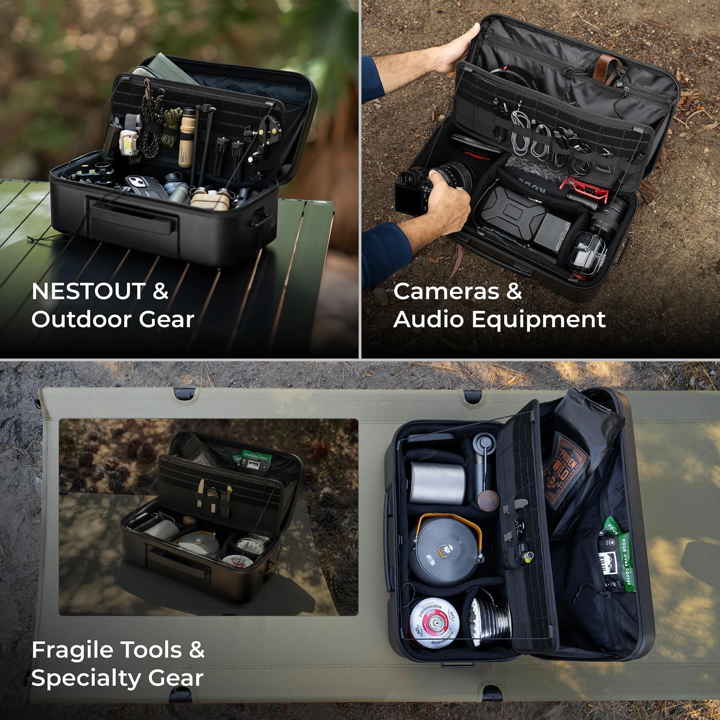 Hardshell Tech Organizer with Padded Dividers