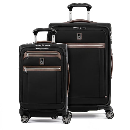 Softside Checked Luggage with 8-Wheel Spinner