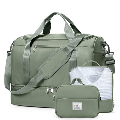 Large Weekender Bag with Shoe Compartment