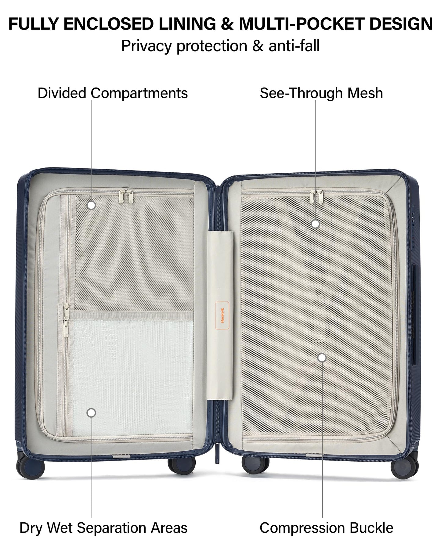 Hardshell Spinner Luggage with TSA Lock