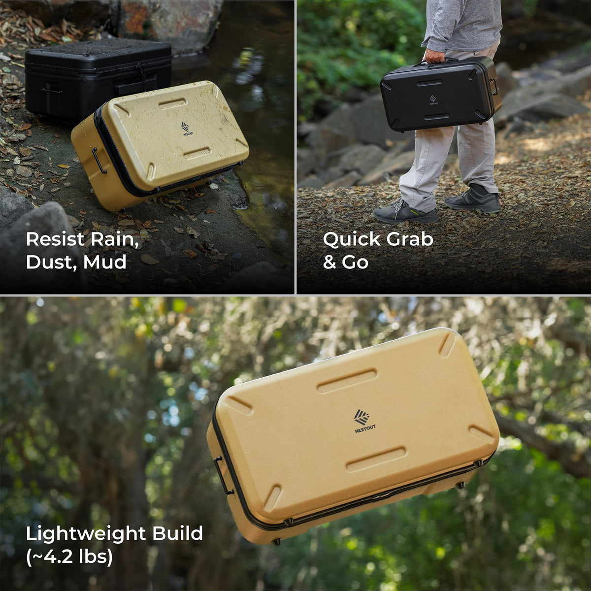 Hardshell Tech Organizer with Padded Dividers