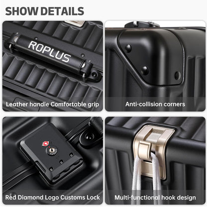 Hardside Luggage with Aluminum Frame