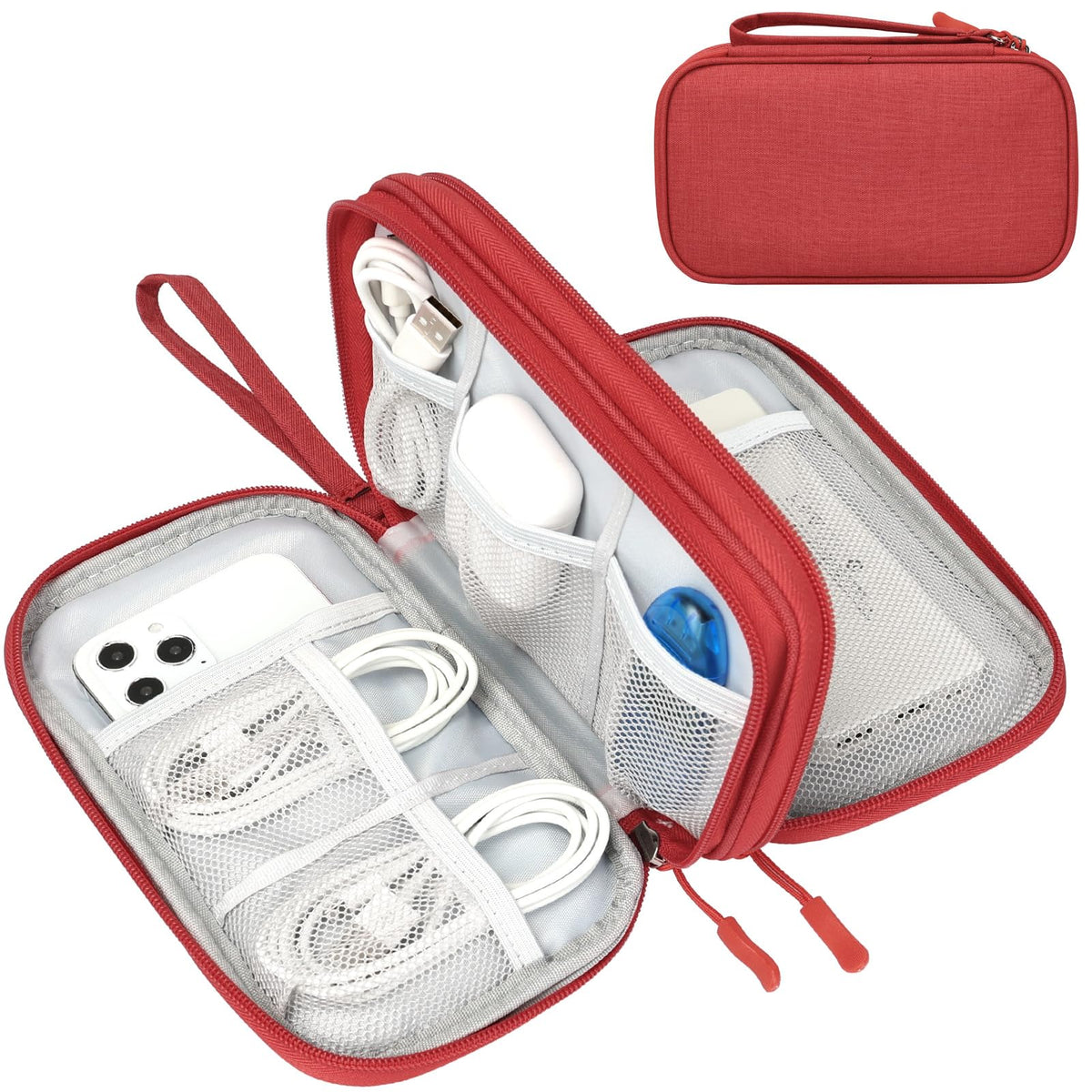 Travel Tech Organizer Pouch for Cables and Accessories