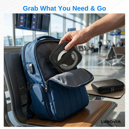 Hardshell Tech Organizer with Removable Pouches
