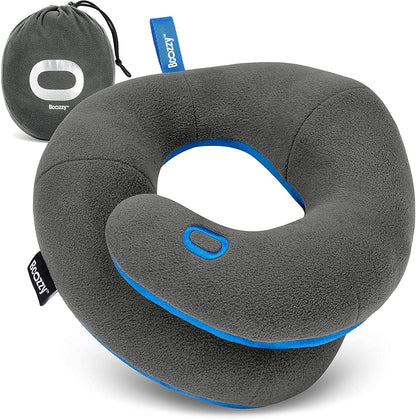 Travel Neck Pillow with Supportive Wrap Design