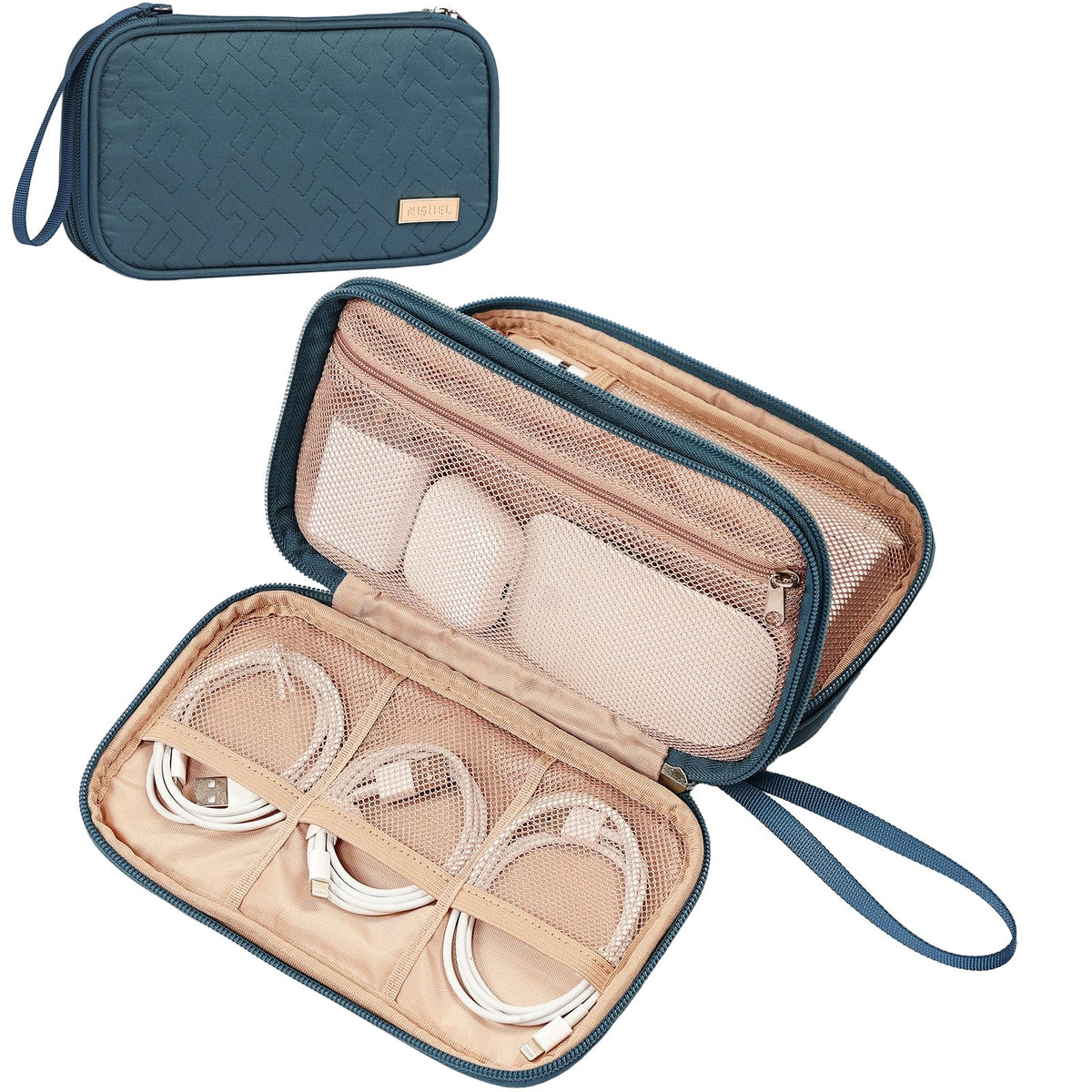 Travel Cord Organizer Case for Cables and Chargers