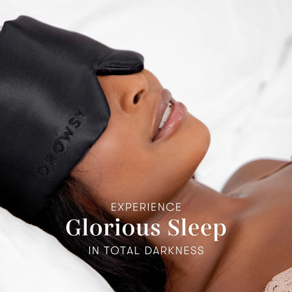 Silk Sleep Mask with Padded Light-Blocking Design