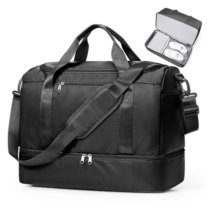 Large Weekender Bag with Shoe Compartment