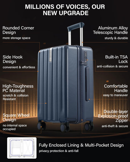 Hardshell Spinner Luggage with TSA Lock