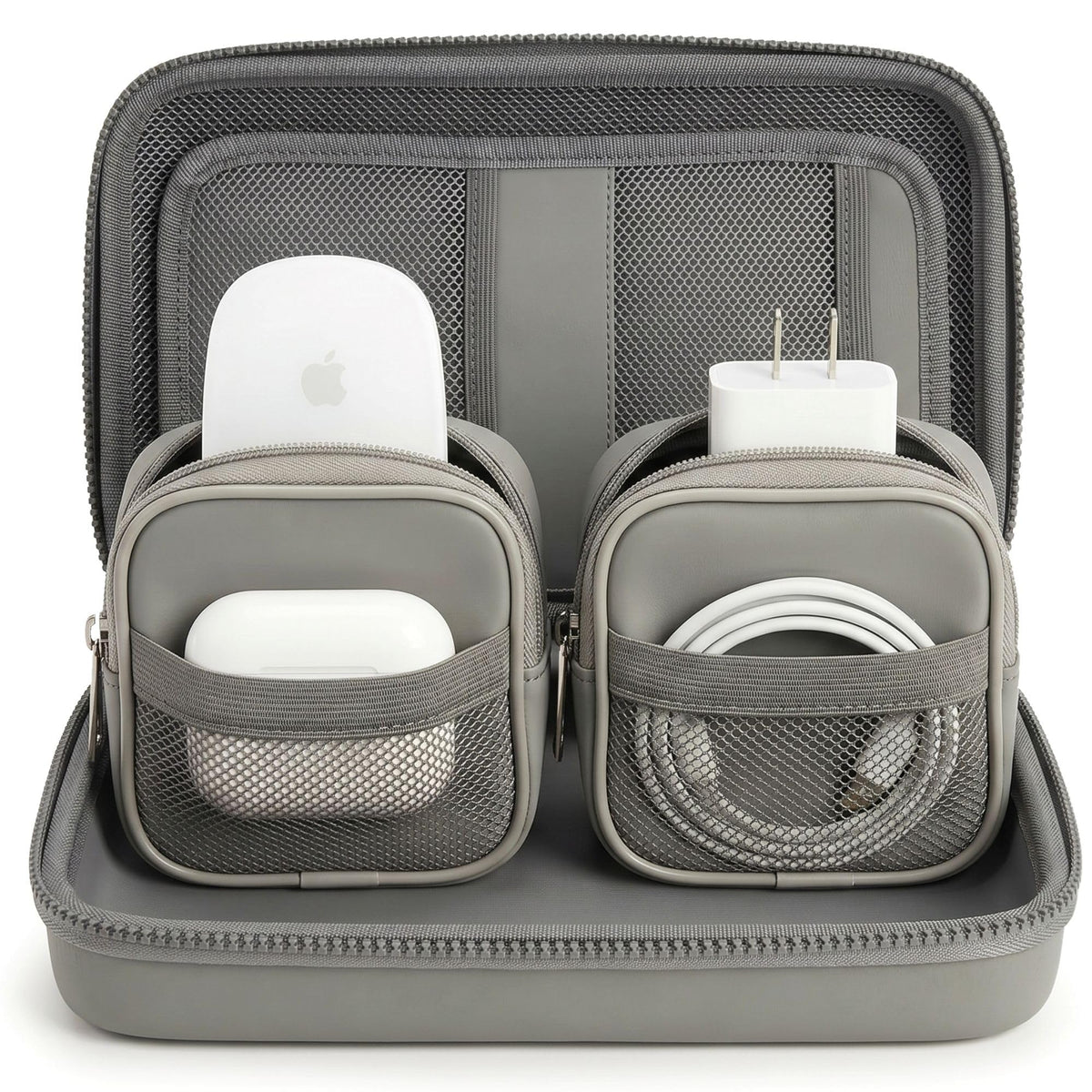 Hardshell Tech Organizer with Removable Pouches
