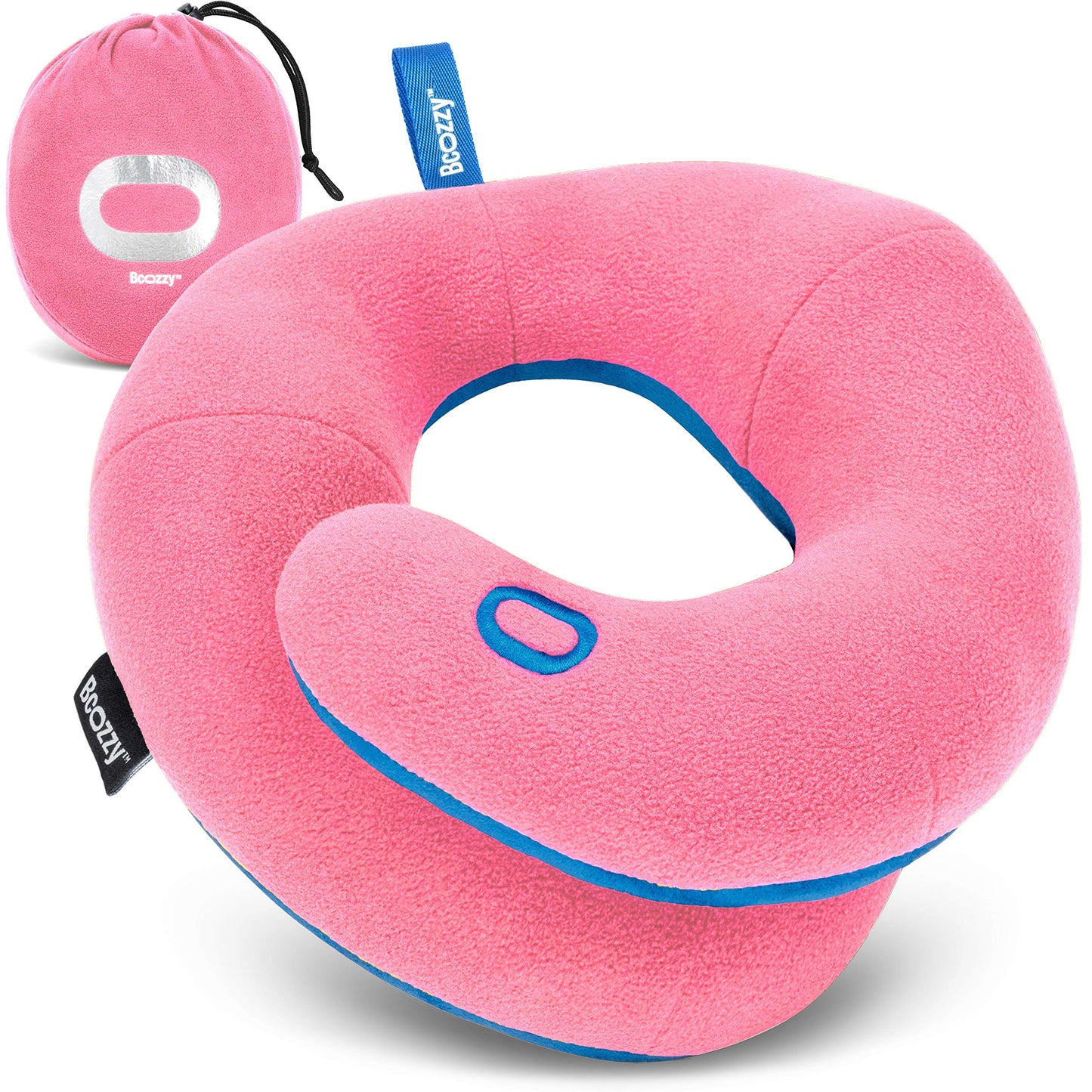 Travel Neck Pillow with Supportive Wrap Design